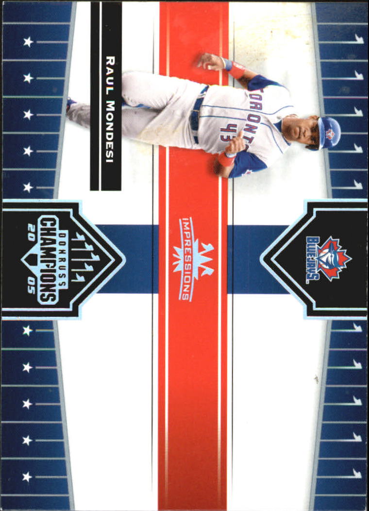 2005 Donruss Champions Baseball Impressions Parallel Singles - You Choose - Picture 10 of 191