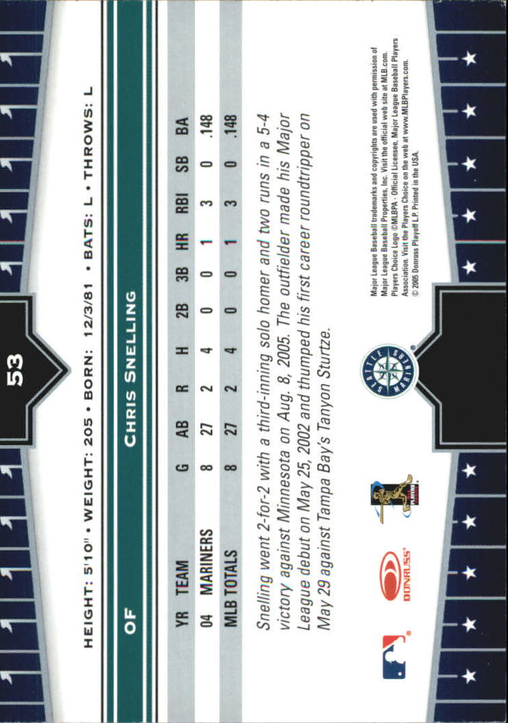 2005 Donruss Champions Baseball Impressions Parallel Singles - You Choose - Picture 21 of 191
