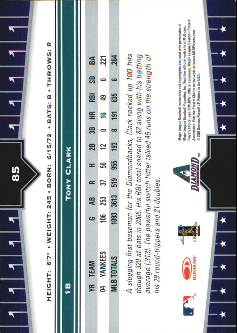 2005 Donruss Champions Baseball Impressions Parallel Singles - You Choose - Picture 42 of 191