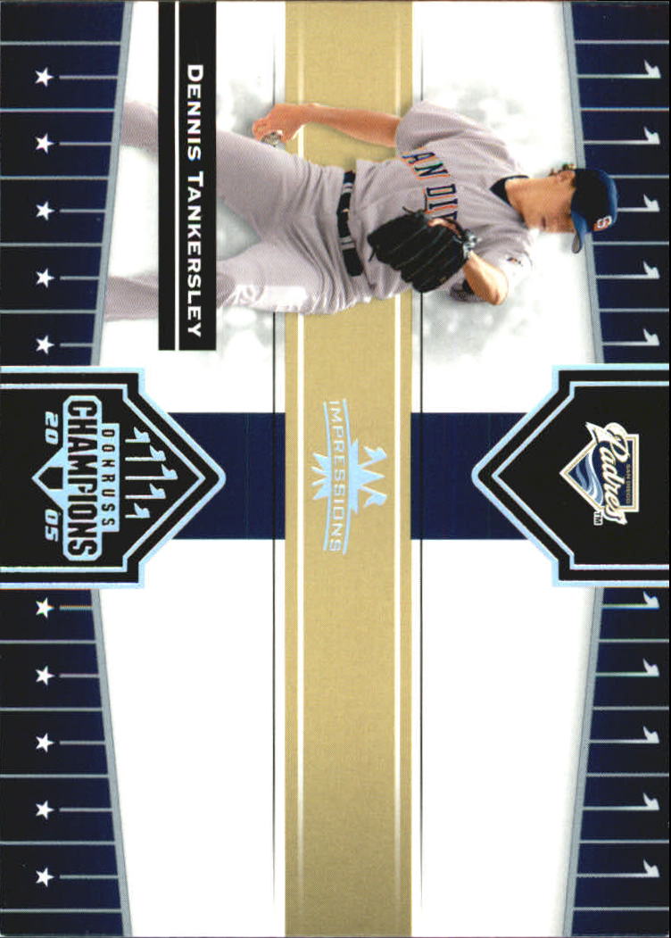 2005 Donruss Champions Baseball Impressions Parallel Singles - You Choose - Picture 45 of 191
