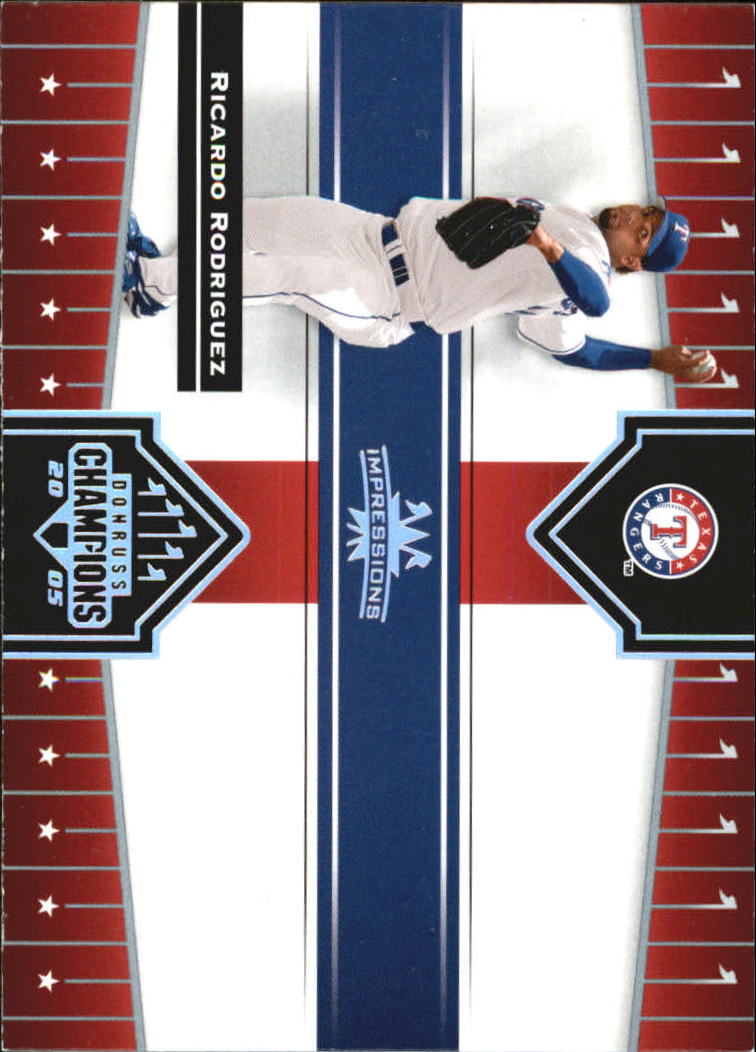 2005 Donruss Champions Baseball Impressions Parallel Singles - You Choose - Picture 47 of 191