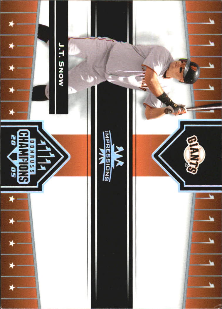 2005 Donruss Champions Baseball Impressions Parallel Singles - You Choose - Picture 51 of 191