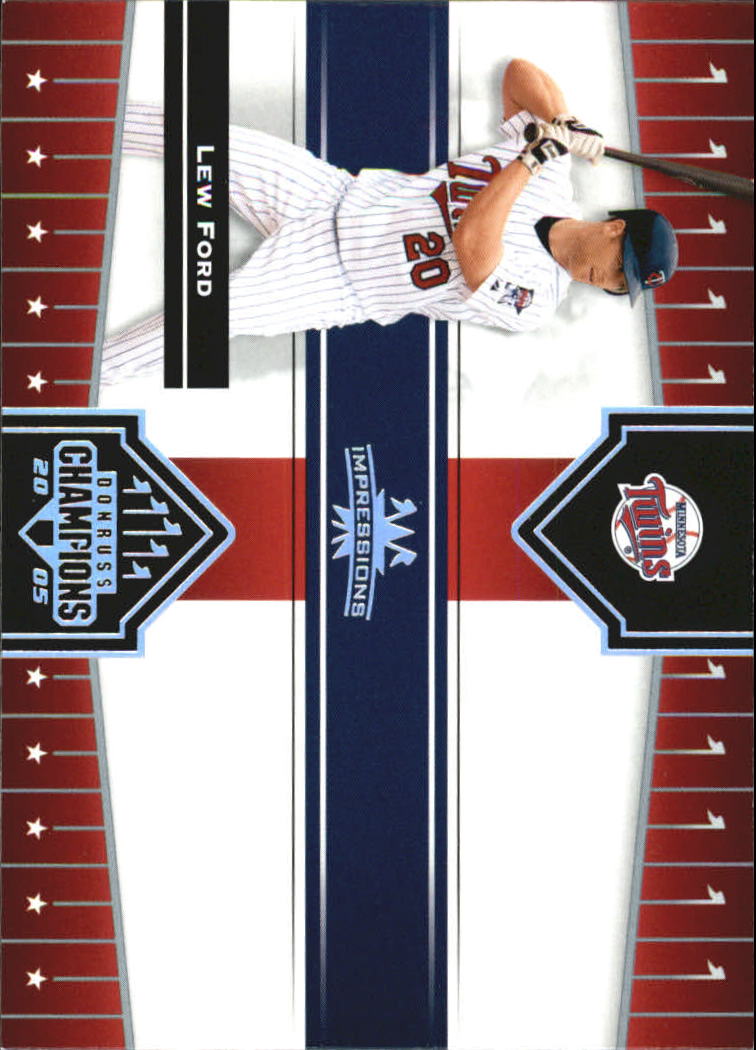 2005 Donruss Champions Baseball Impressions Parallel Singles - You Choose - Picture 63 of 191