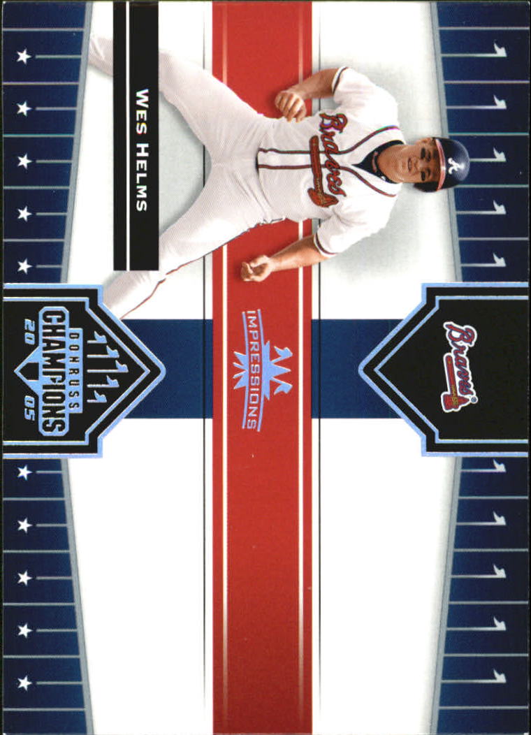 2005 Donruss Champions Baseball Impressions Parallel Singles - You Choose - Picture 73 of 191