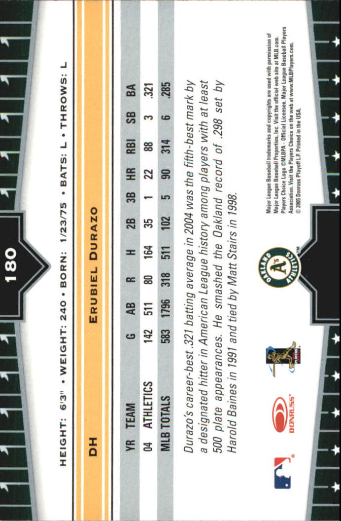2005 Donruss Champions Baseball Impressions Parallel Singles - You Choose - Picture 94 of 191