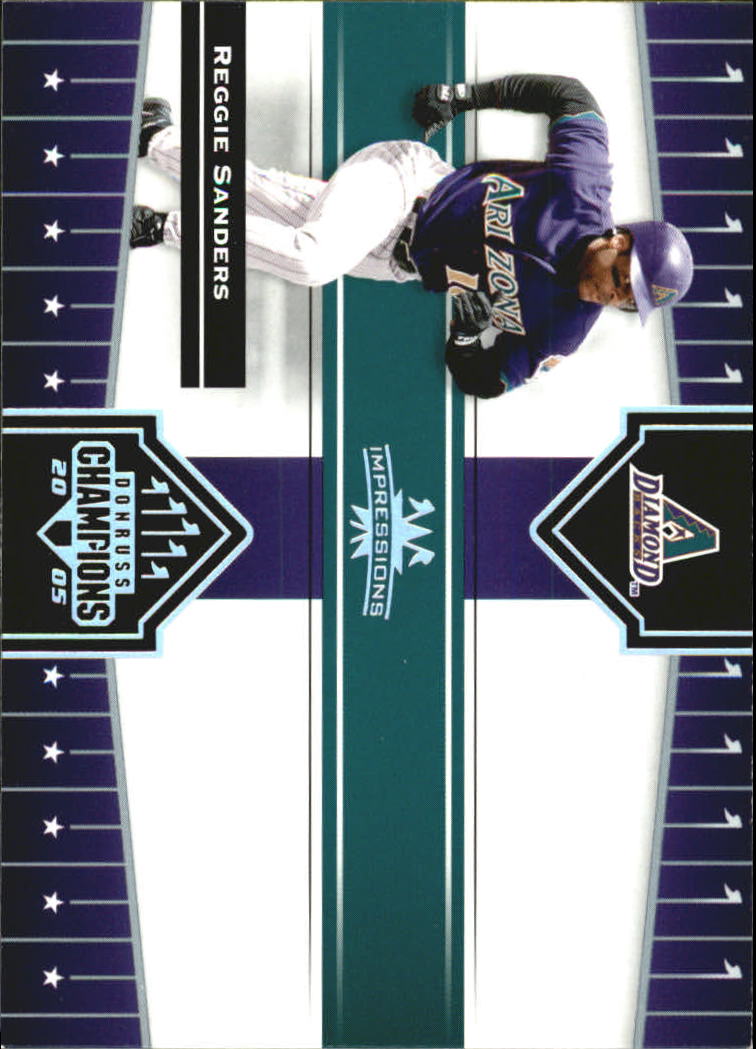 2005 Donruss Champions Baseball Impressions Parallel Singles - You Choose - Picture 103 of 191