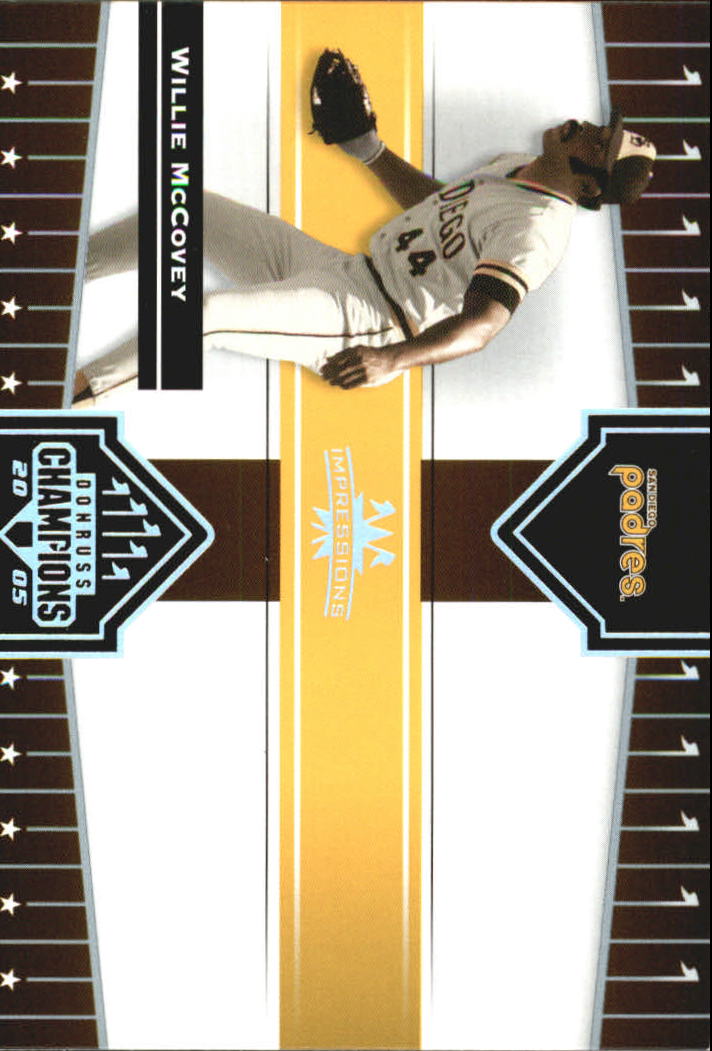 2005 Donruss Champions Impressions #221 Willie McCovey