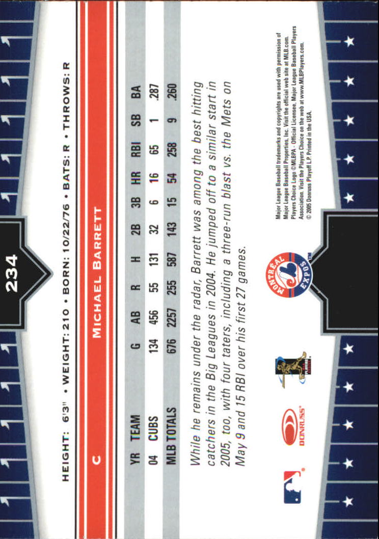 2005 Donruss Champions Baseball Impressions Parallel Singles - You Choose - Picture 114 of 191