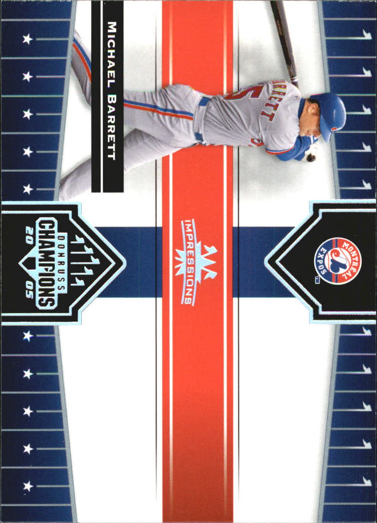 2005 Donruss Champions Baseball Impressions Parallel Singles - You Choose - Picture 113 of 191