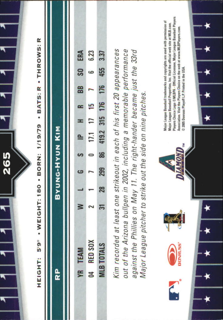 2005 Donruss Champions Baseball Impressions Parallel Singles - You Choose - Picture 118 of 191