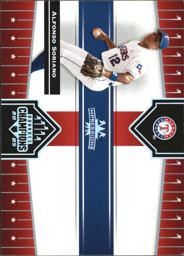 2005 Donruss Champions Baseball Impressions Parallel Singles - You Choose - Picture 129 of 191