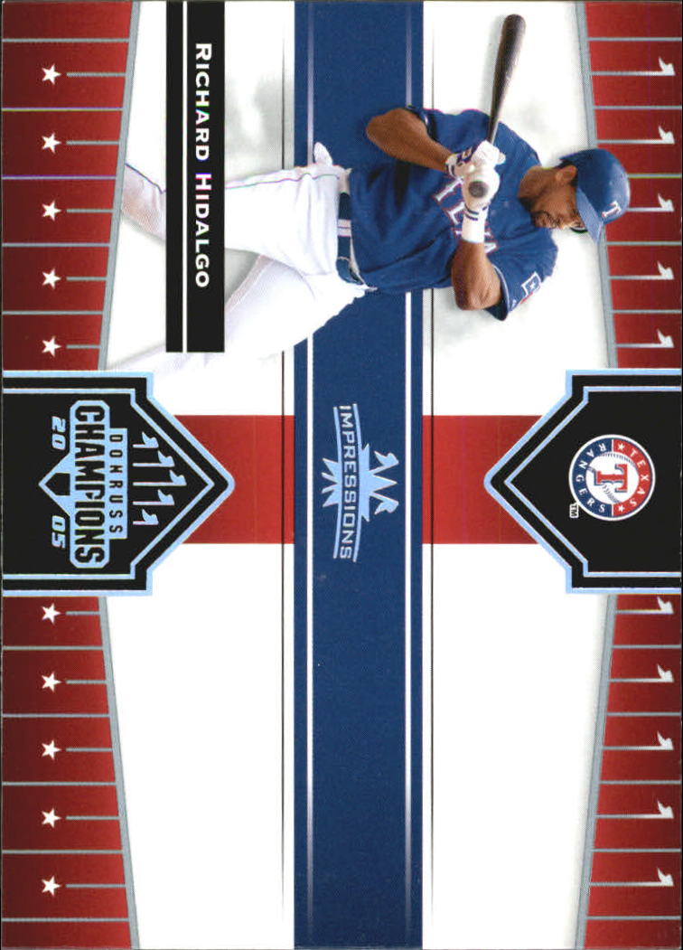 2005 Donruss Champions Baseball Impressions Parallel Singles - You Choose - Picture 131 of 191