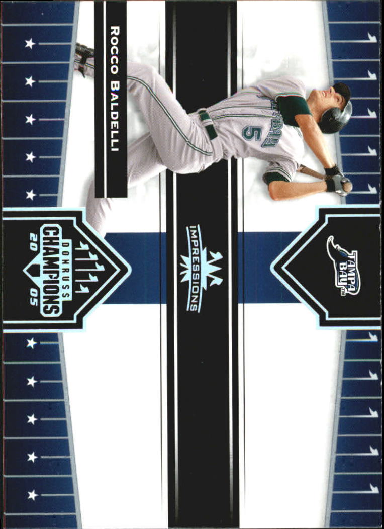2005 Donruss Champions Baseball Impressions Parallel Singles - You Choose - Picture 133 of 191