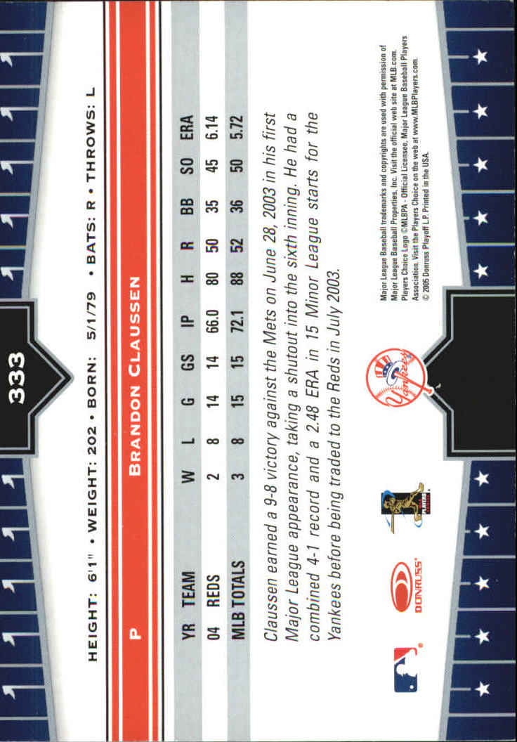 2005 Donruss Champions Baseball Impressions Parallel Singles - You Choose - Picture 149 of 191