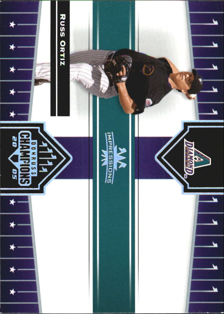2005 Donruss Champions Baseball Impressions Parallel Singles - You Choose - Picture 174 of 191