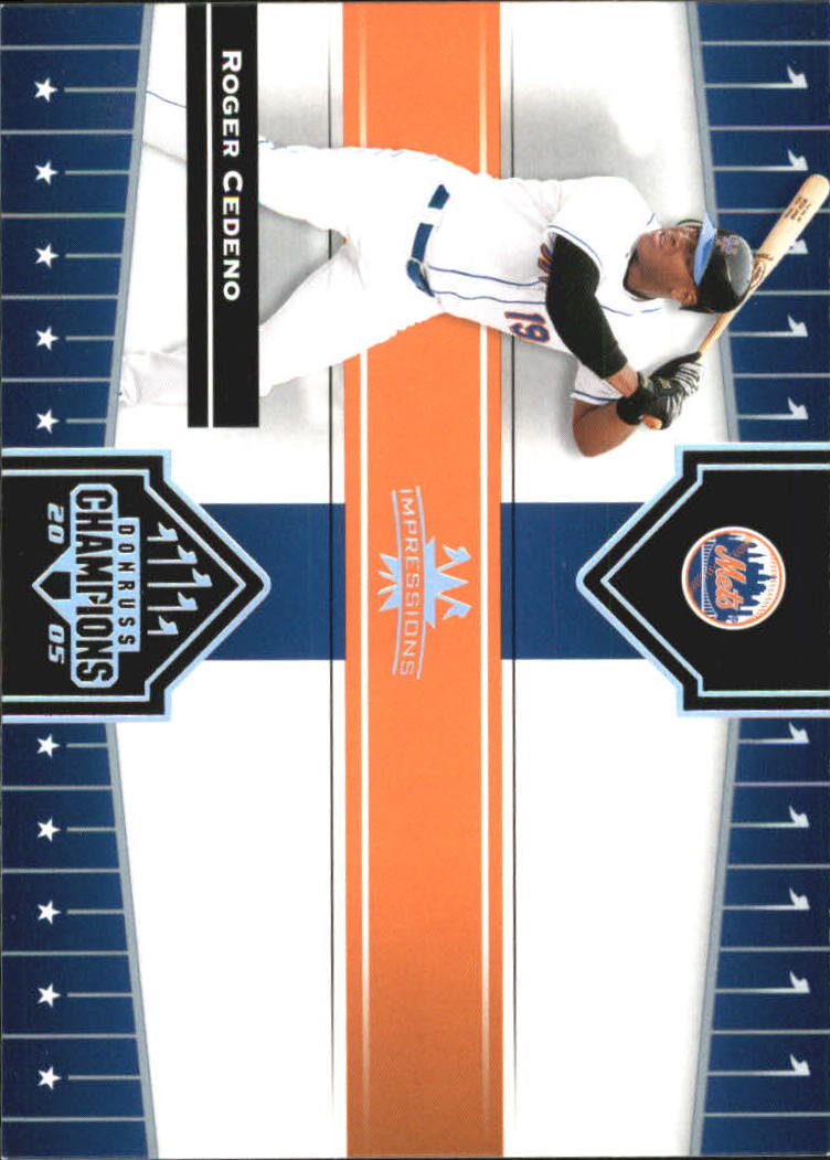 2005 Donruss Champions Baseball Impressions Parallel Singles - You Choose - Picture 182 of 191