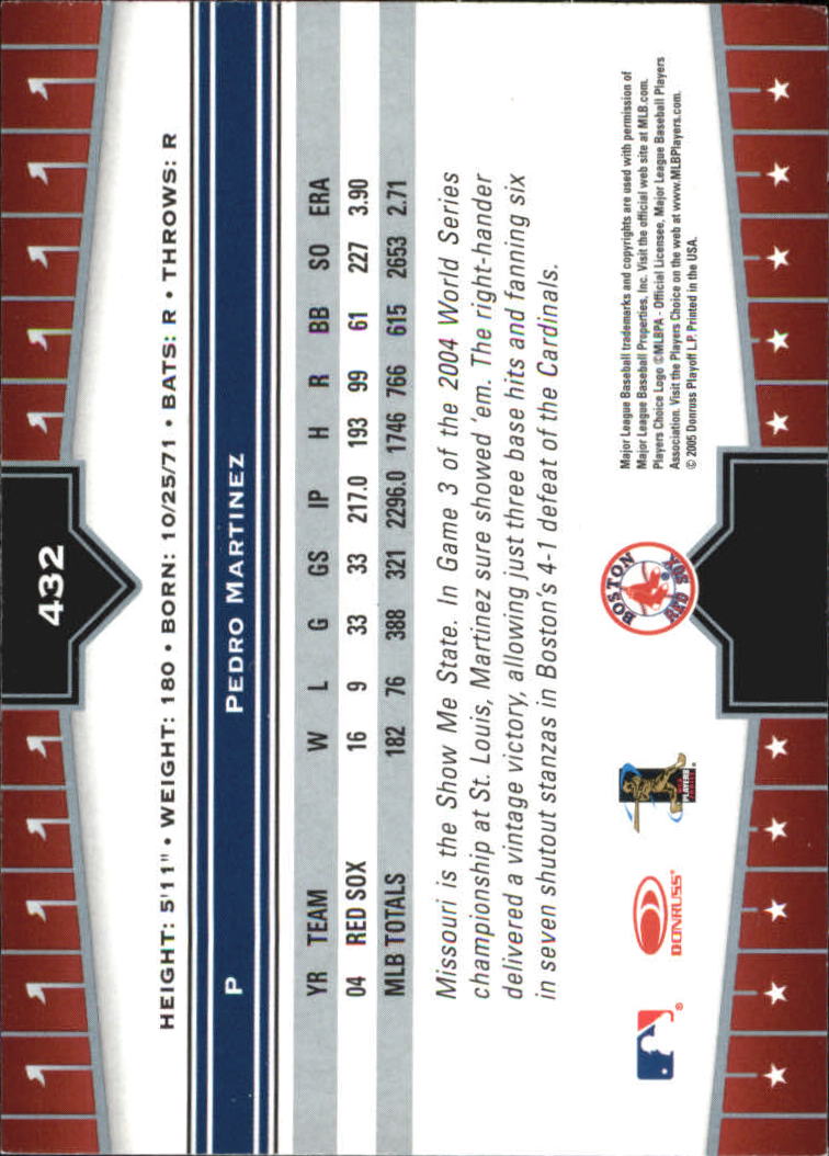 2005 Donruss Champions Baseball Impressions Parallel Singles - You Choose - Picture 187 of 191