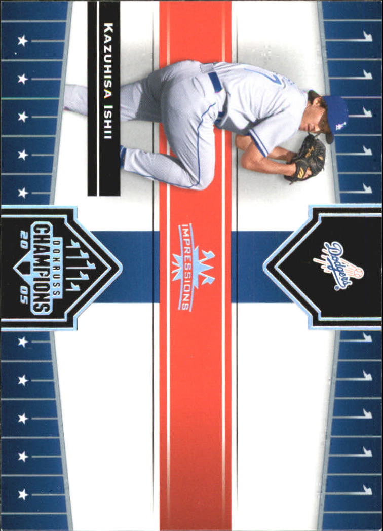 2005 Donruss Champions Baseball Impressions Parallel Singles - You Choose - Picture 188 of 191