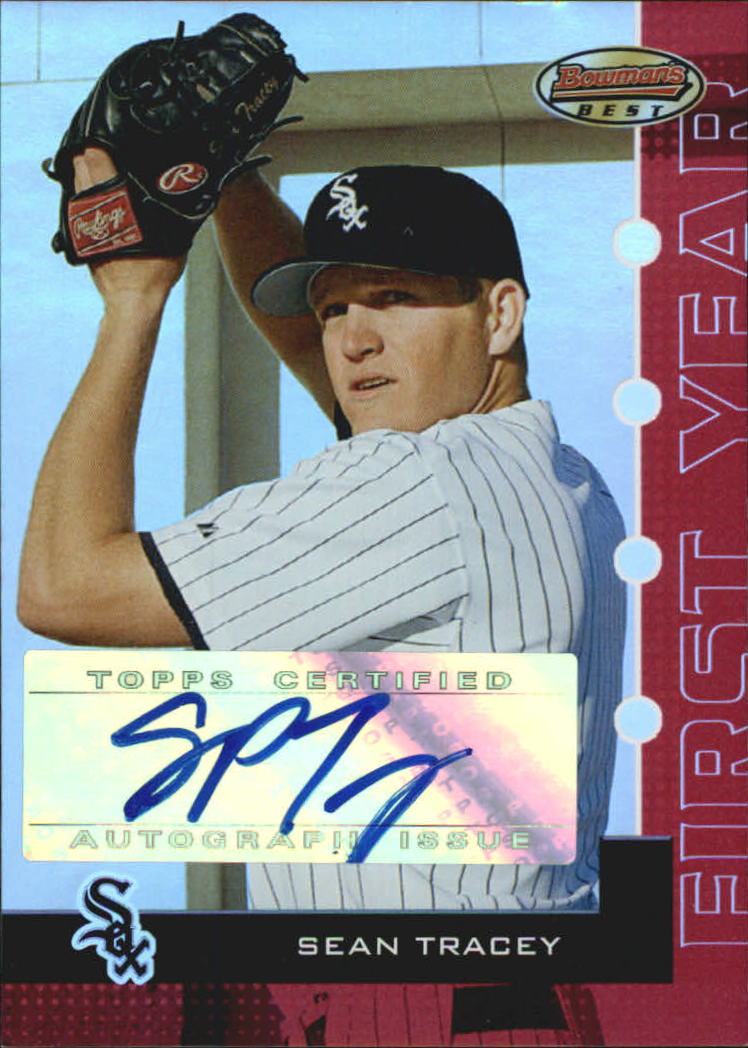 2005 Bowman's Best Red #120 Sean Tracey FY AU