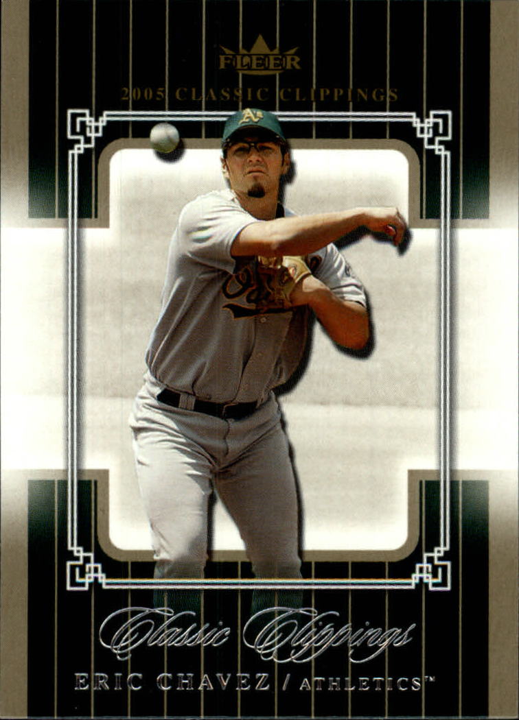 2005 Classic Clippings #50 Eric Chavez