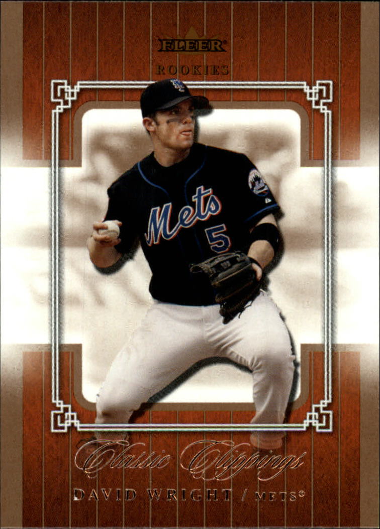 2005 Classic Clippings #106 David Wright ROO