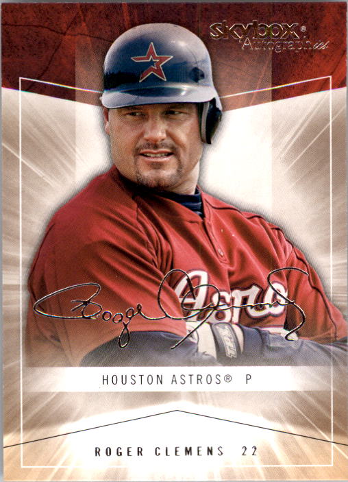2005 SkyBox Autographics #25 Roger Clemens