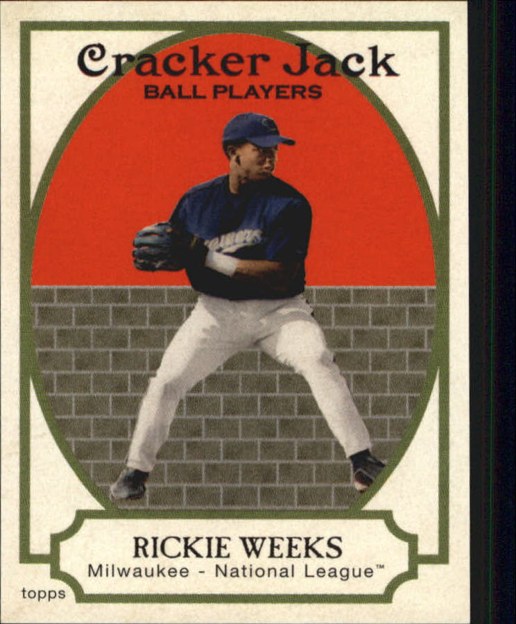 2005 Topps Cracker Jack Mini Stickers #179 Rickie Weeks