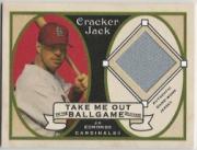 2005 Topps Cracker Jack Take Me Out to the Ballgame Mini Relics #JE2 Jim Edmonds Jsy