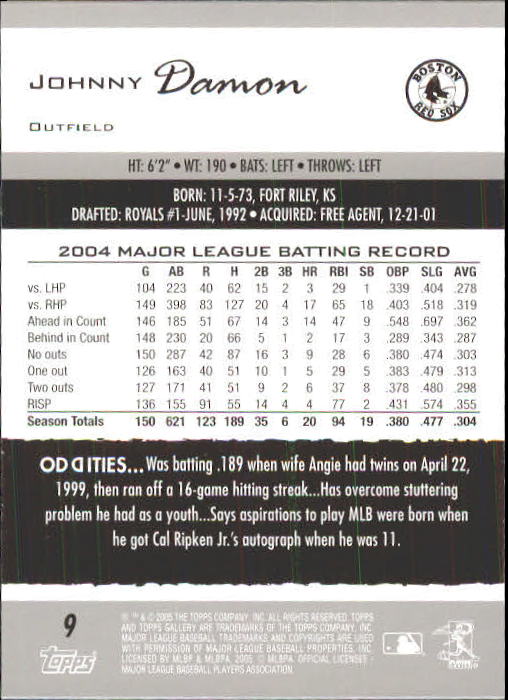 A6153- 2005 Topps Gallery BB Cards 1-188 +Inserts -You Pick- 15+ FREE US SHIP - Picture 19 of 328