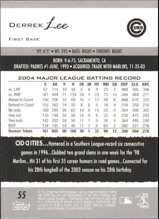 A6153- 2005 Topps Gallery BB Cards 1-188 +Inserts -You Pick- 15+ FREE US SHIP - Picture 102 of 328