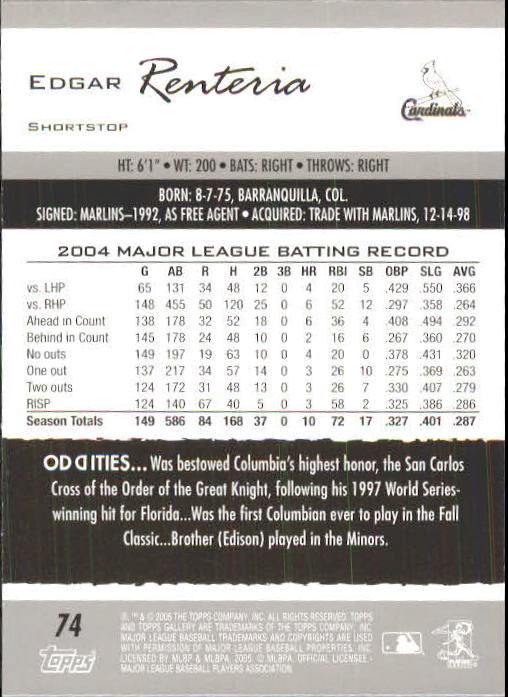 A6153- 2005 Topps Gallery BB Cards 1-188 +Inserts -You Pick- 15+ FREE US SHIP - Picture 138 of 328