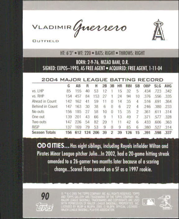 A6153- 2005 Topps Gallery BB Cards 1-188 +Inserts -You Pick- 15+ FREE US SHIP - Picture 166 of 328