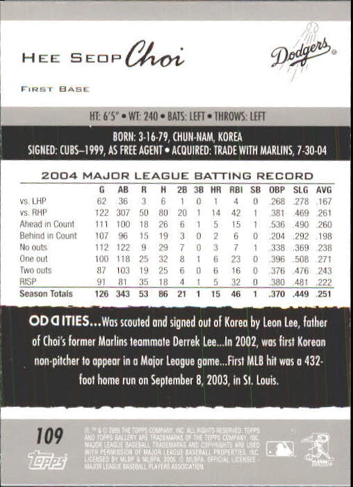 A6153- 2005 Topps Gallery BB Cards 1-188 +Inserts -You Pick- 15+ FREE US SHIP - Picture 202 of 328