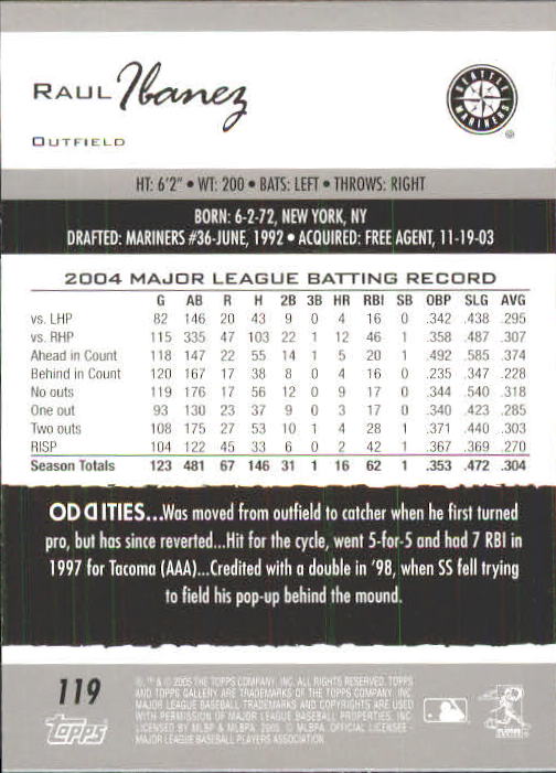 A6153- 2005 Topps Gallery BB Cards 1-188 +Inserts -You Pick- 15+ FREE US SHIP - Picture 222 of 328