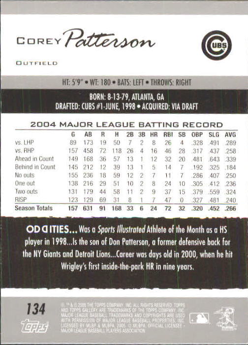 A6153- 2005 Topps Gallery BB Cards 1-188 +Inserts -You Pick- 15+ FREE US SHIP - Picture 250 of 328