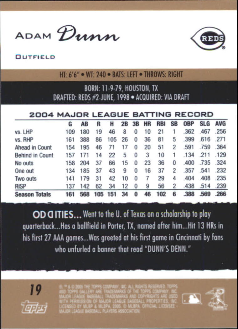 A6153- 2005 Topps Gallery BB Cards 1-188 +Inserts -You Pick- 15+ FREE US SHIP - Picture 288 of 328