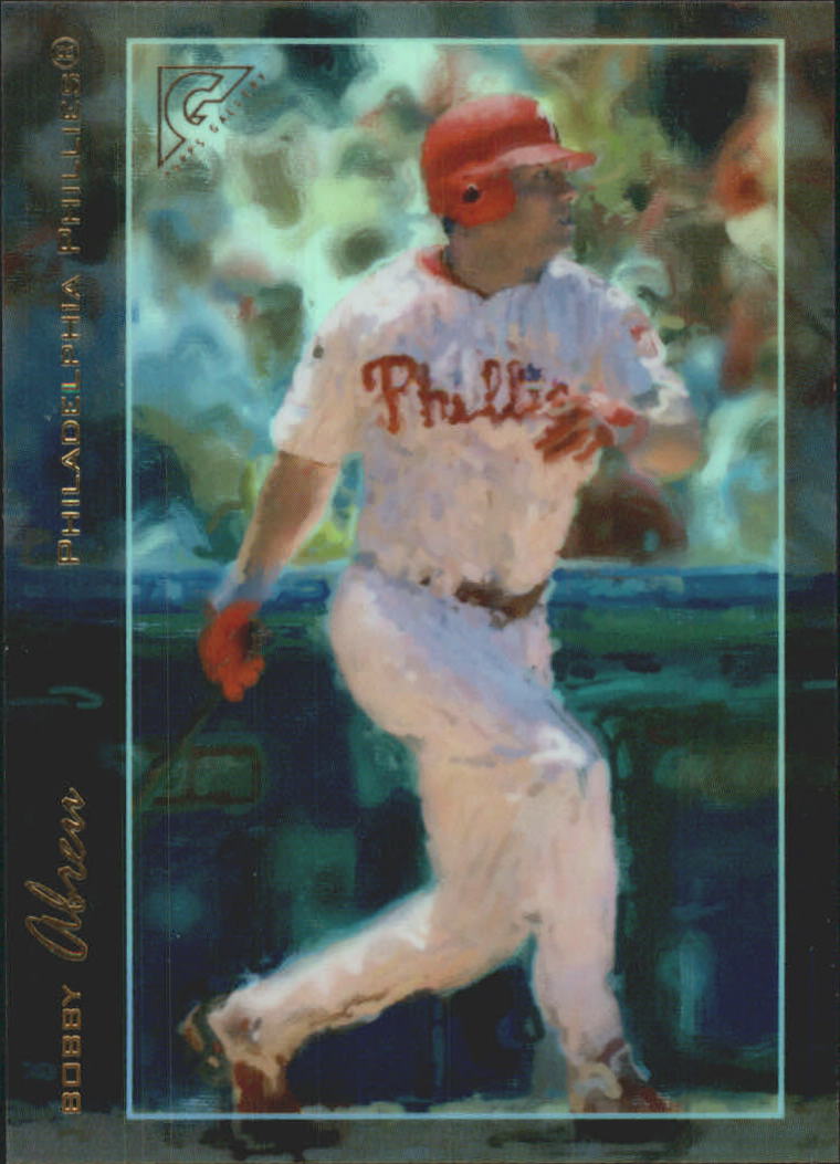 Philadelphia Phillies Bobby Abreu Signed Trading Cards