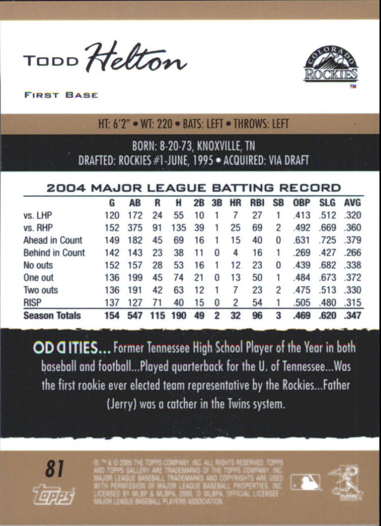 A6153- 2005 Topps Gallery BB Cards 1-188 +Inserts -You Pick- 15+ FREE US SHIP - Picture 308 of 328