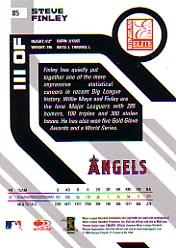2005 Donruss Elite #85 Steve Finley back image