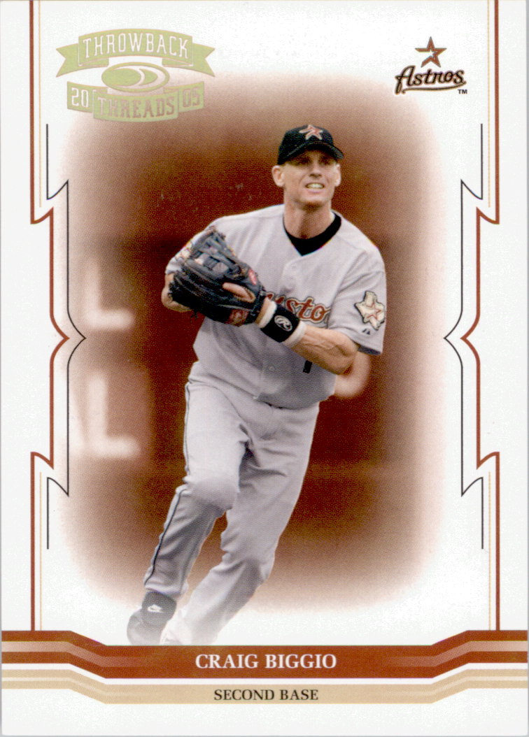 2005 Throwback Threads #7 Craig Biggio