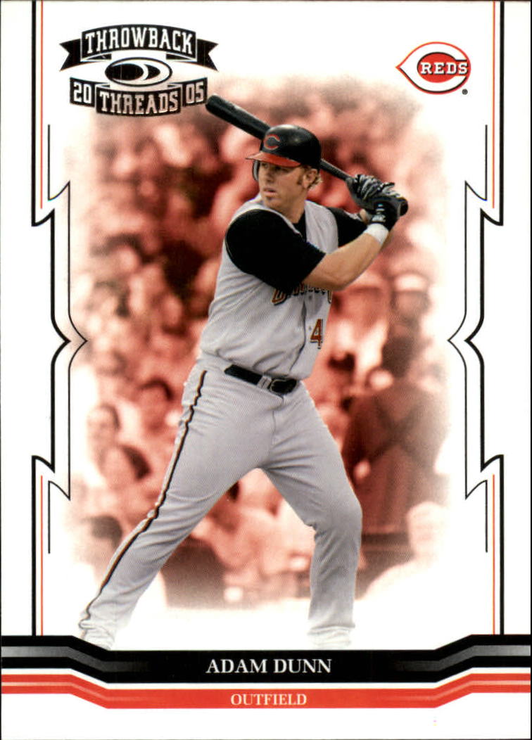 2005 Throwback Threads #44 Adam Dunn