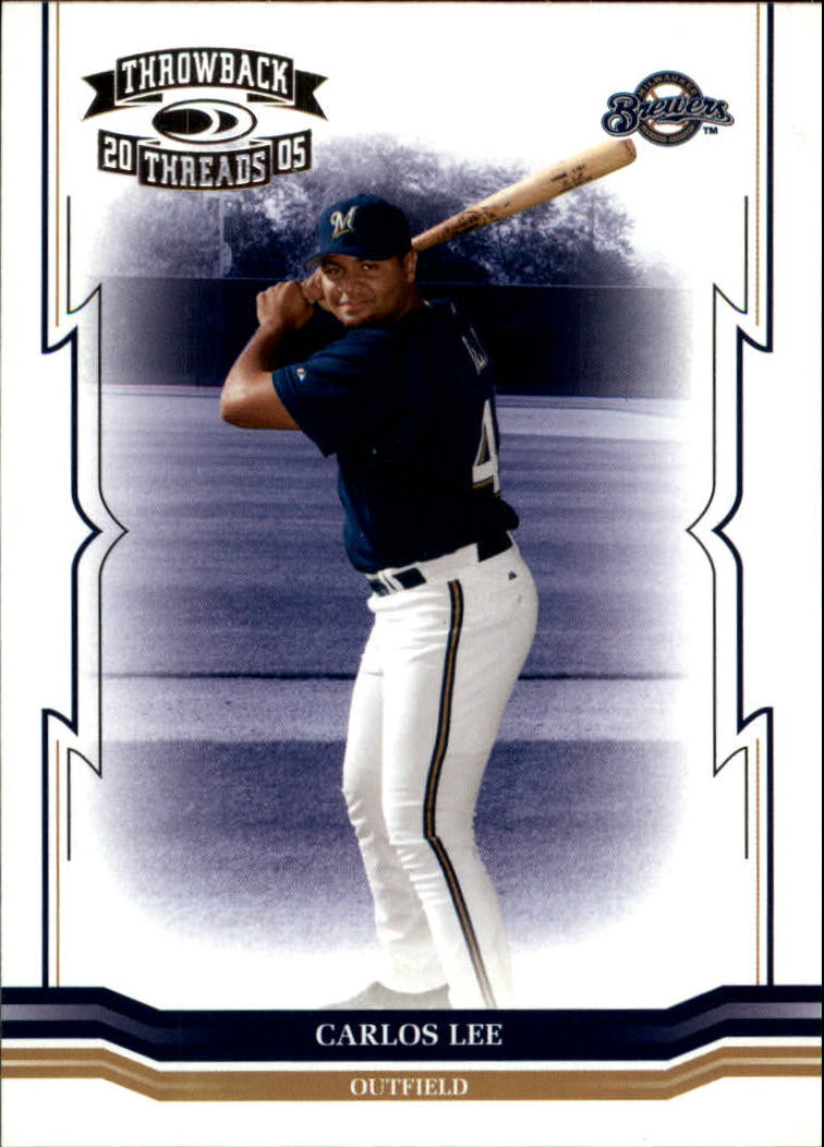 2005 Throwback Threads #45 Carlos Lee