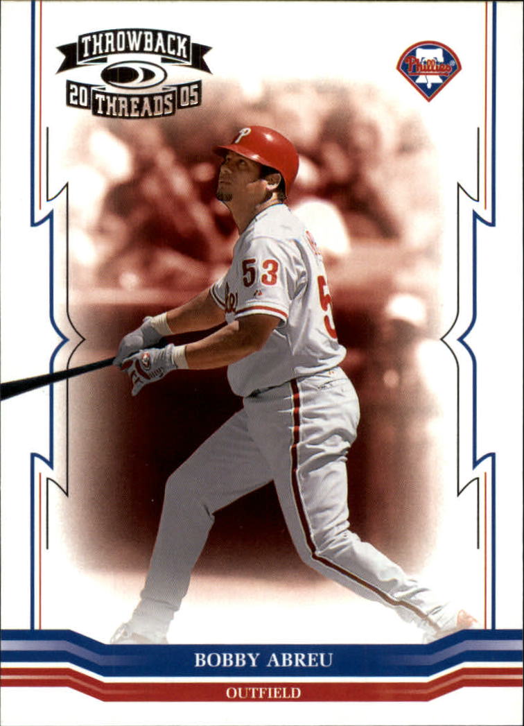 2005 Throwback Threads #53 Bobby Abreu