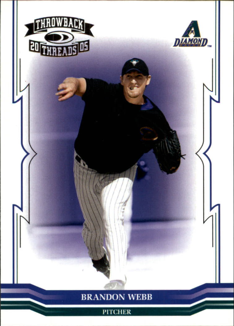 2005 Throwback Threads #55 Brandon Webb