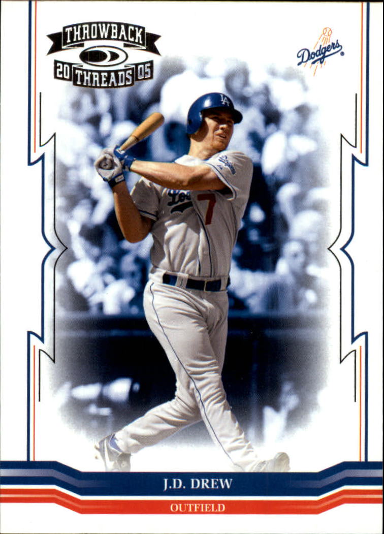 2005 Throwback Threads #63 J.D. Drew