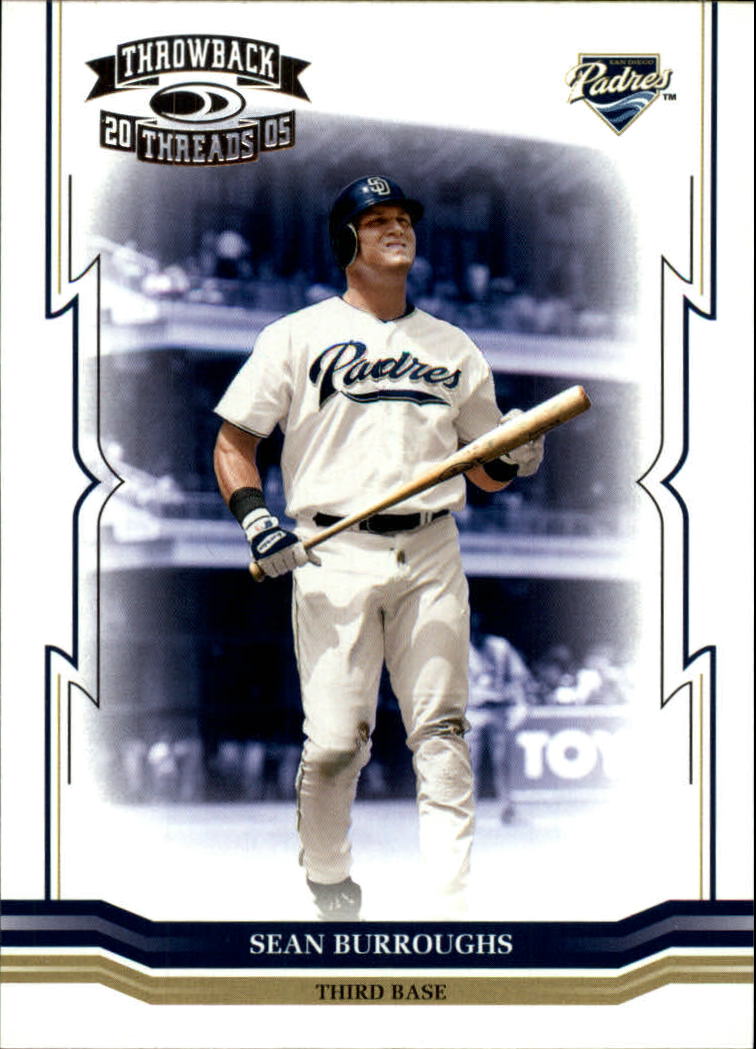 2005 Throwback Threads #85 Sean Burroughs