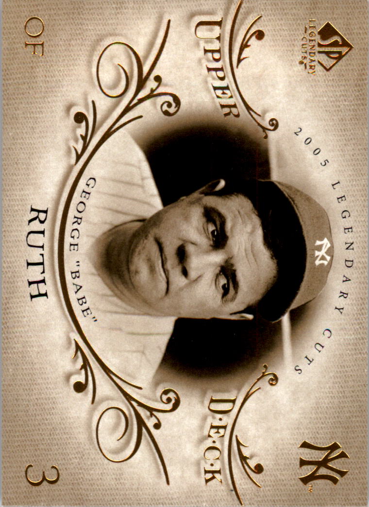 2005 SP Legendary Cuts #2 Babe Ruth
