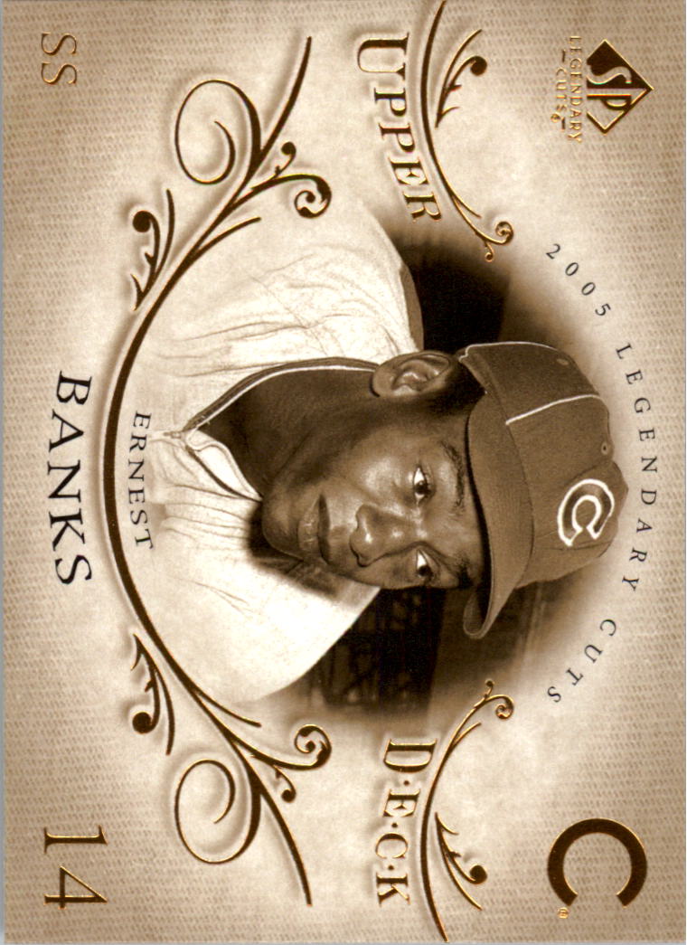 2005 SP Legendary Cuts #25 Ernie Banks