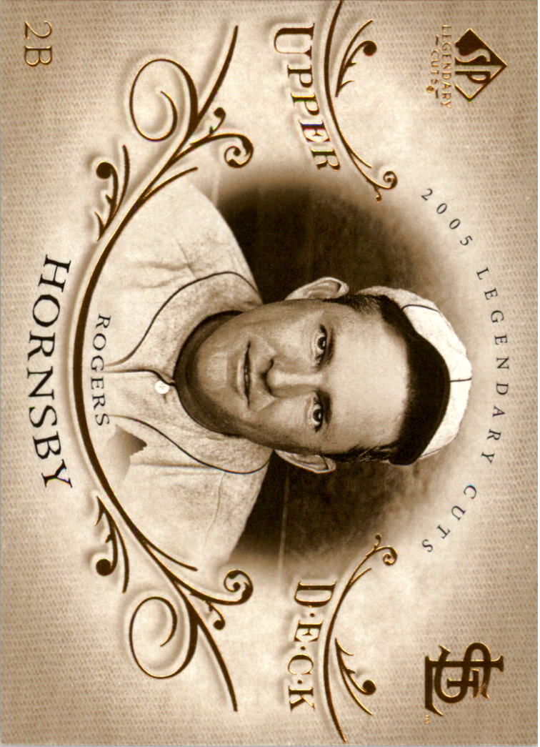 2005 SP Legendary Cuts #71 Rogers Hornsby
