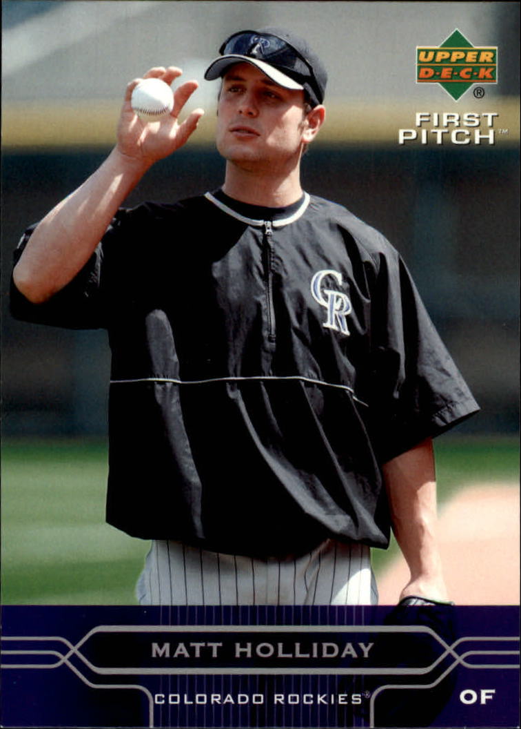 2005 Upper Deck First Pitch Baseball Card 67 Matt Holliday eBay